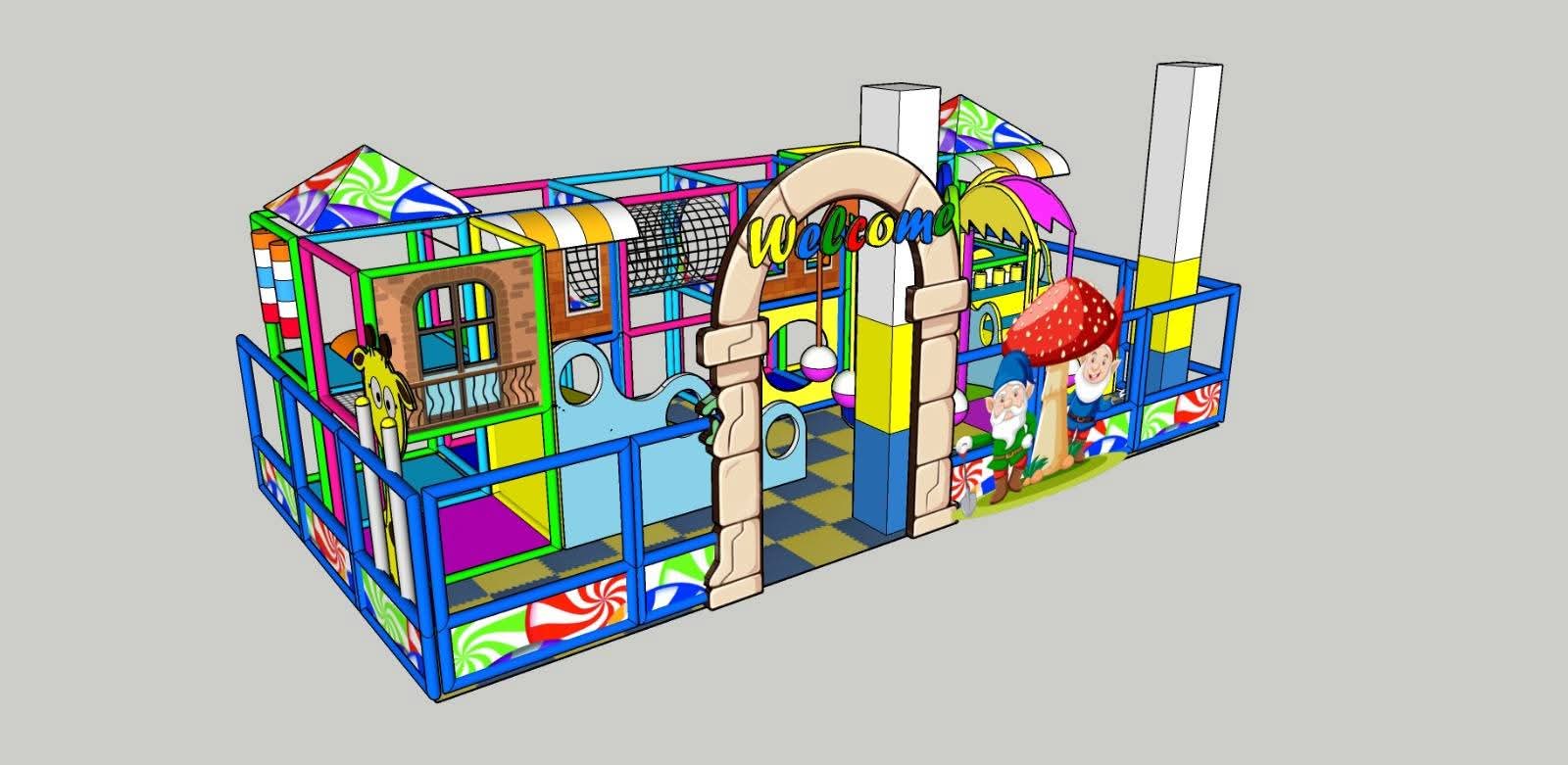 Structure Candy — Vue frontale