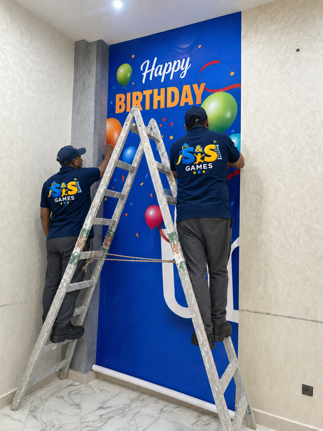 Installation de la décoration